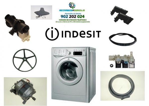 Recambios, Repuestos, Accesorios Indesit 