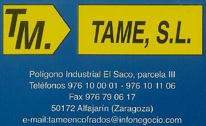 Logo TAME,S.L. Encofrados