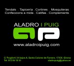 Tapicería. Cortinas. Toldos. ALADRO I PUIG 